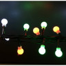 Новогодняя светодиодная гирлянда LUCA LIGHTING, ягодки, мультиколор на батарейках, 24 лампы, 210 см 84625